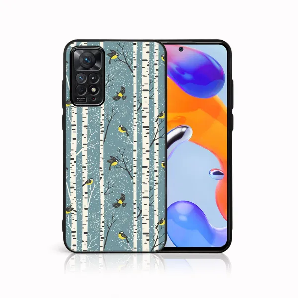 MY ART Kryt s vianočným dizajnom Xiaomi Redmi Note 11 / NOTE 11S BIRCH (072)