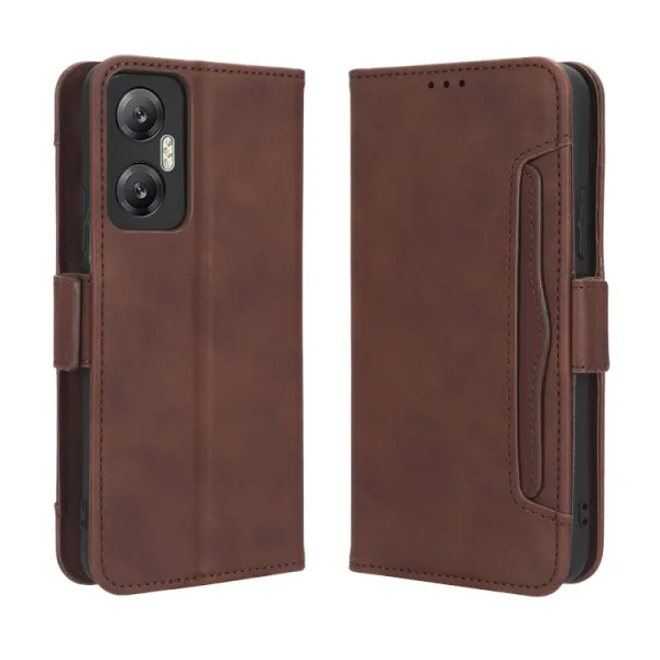 SLOT Peňaženkový obal pre Infinix Hot 20 5G hnedý
