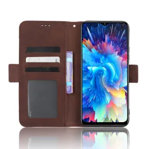 SLOT Peňaženkový obal pre Infinix Hot 20 5G hnedý