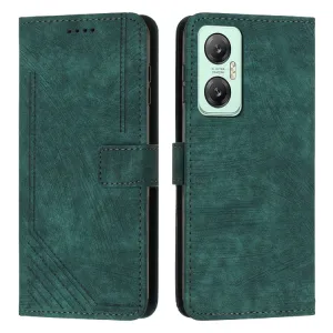 STRIPE Peňaženkové puzdro s remienkom Infinix Hot 20 5G zelené