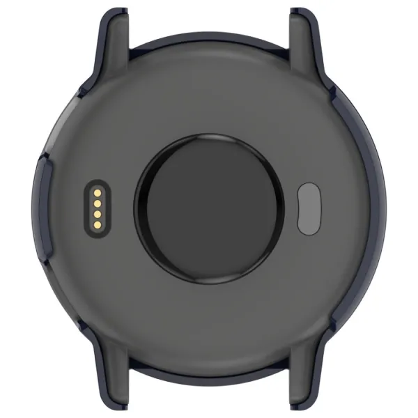 PC FULL COVER Plastový kryt so sklom pre Garmin Vivoactive 5 modrý