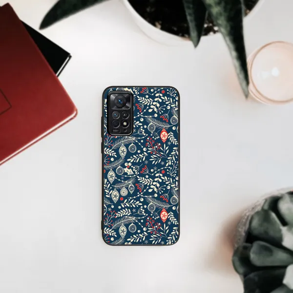 MY ART Kryt s vianočným dizajnom Xiaomi Redmi Note 11 / NOTE 11S MISTLETOE (070)