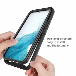 DUAL Obojstranný kryt s fóliou Samsung Galaxy A34 5G čierny