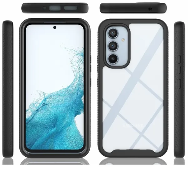DUAL Obojstranný kryt s fóliou Samsung Galaxy A54 5G červený