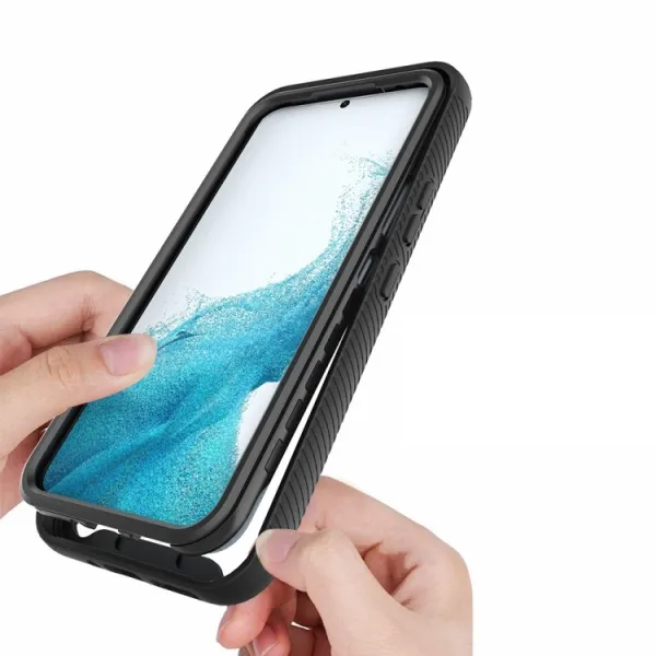 DUAL Obojstranný kryt s fóliou Samsung Galaxy A54 5G červený