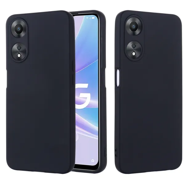 RUBBER Ochranný kryt pre Oppo A78 5G čierny