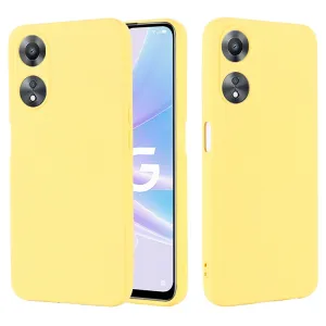 RUBBER Ochranný kryt pre Oppo A78 5G žltý