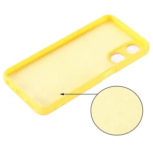 RUBBER Ochranný kryt pre Oppo A78 5G žltý