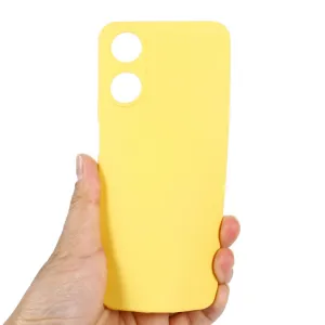RUBBER Ochranný kryt pre Oppo A78 5G žltý
