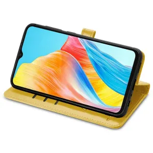 ART ANIMALS Peňaženkový obal pre Oppo A38 žltý