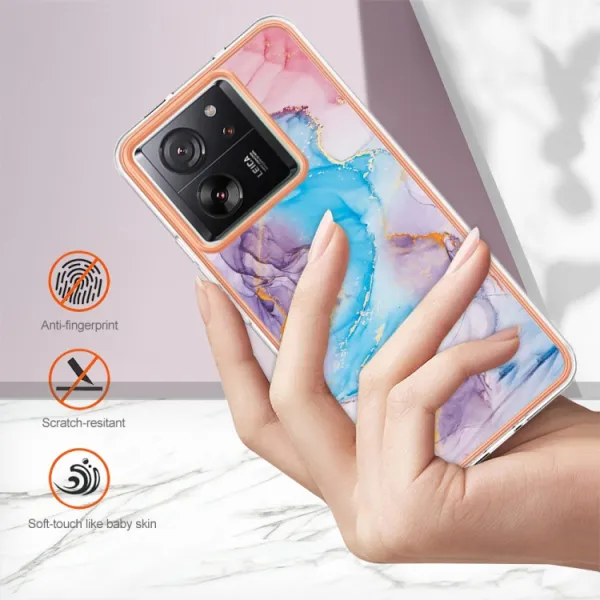 IMD MARBLE Ochranný kryt Xiaomi 13T / 13T Pro BLUE