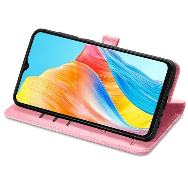 ART ANIMALS Peňaženkový obal pre Oppo A38 ružový