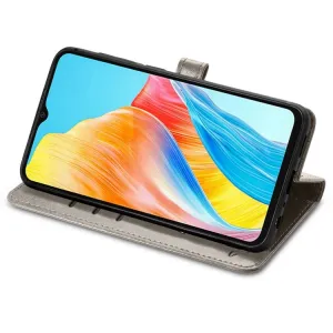 ART ANIMALS Peňaženkový obal pre Oppo A38 šedý