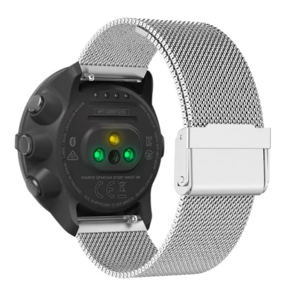 MILANESE Kovový remienok pre Suunto 9 strieborný
