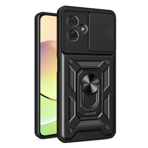 RING CAMERA Kryt s držiakom pre Motorola Moto G54 5G / G54 Power Edition 5G čierny