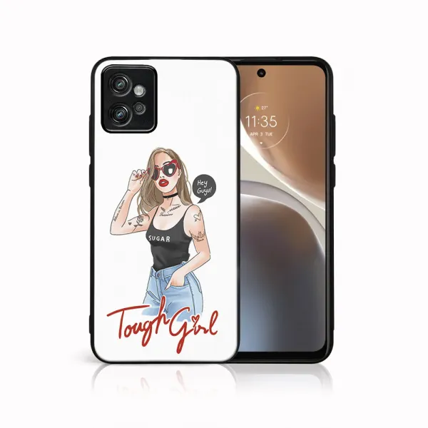 MY ART Ochranný kryt pre Motorola Moto G32 TOUGH GIRL (131)