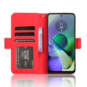 SLOT Peňaženkový obal pre Motorola Moto G54 5G / G54 Power Edition 5G červený