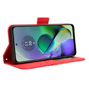 SLOT Peňaženkový obal pre Motorola Moto G54 5G / G54 Power Edition 5G červený