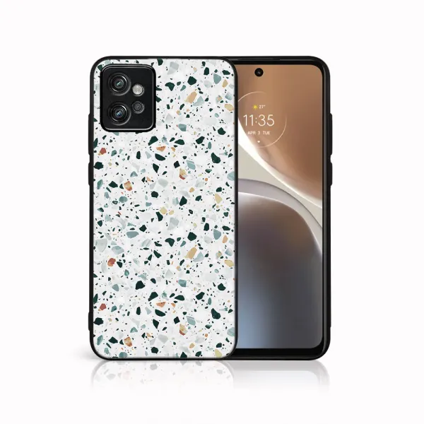 MY ART Ochranný obal Motorola Moto G32 GREY TERRAZZO (163)
