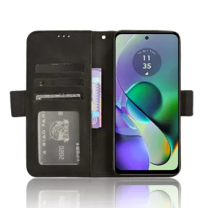 SLOT Peňaženkový obal pre Motorola Moto G54 5G / G54 Power Edition 5G čierny