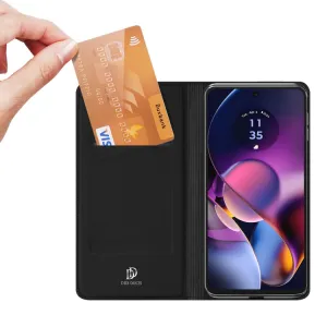 DUX Zaklápacie puzdro pre Motorola Moto G54 5G / G54 Power Edition 5G čierne