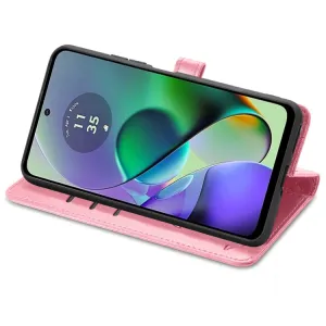 ART ANIMALS Peňaženkový obal pre Motorola Moto G54 5G / G54 Power Edition 5G ružový