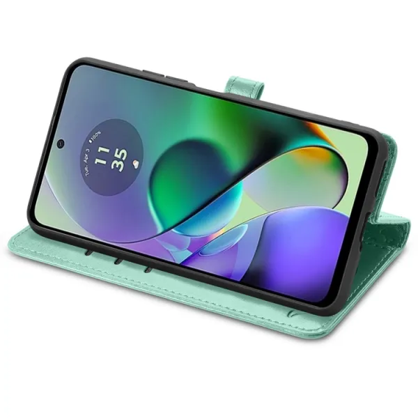 ART ANIMALS Peňaženkový obal pre Motorola Moto G54 5G / G54 Power Edition 5G zelený