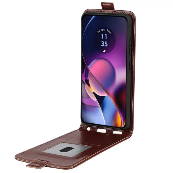 Vyklápacie puzdro pre Motorola Moto G54 5G / G54 Power Edition 5G hnedé