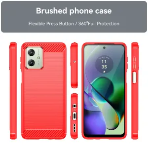 FLEXI TPU Ochranný kryt Motorola Moto G54 5G / G54 Power Edition 5G červený