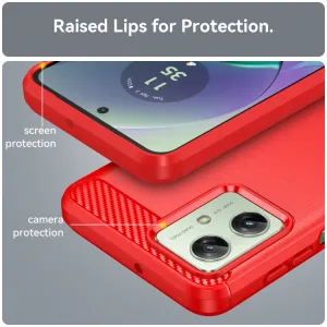 FLEXI TPU Ochranný kryt Motorola Moto G54 5G / G54 Power Edition 5G červený