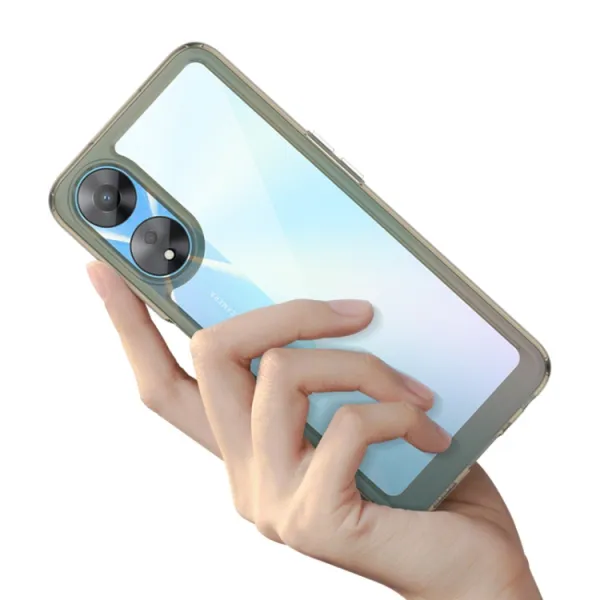 CRYSTAL Ochranný kryt pre Oppo A78 5G šedý