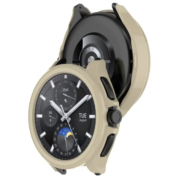 PC HALF COVER Plastový kryt Xiaomi Watch 2 Pro béžový