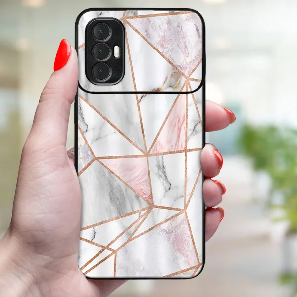 MY ART Ochranný obal Tecno Spark 8 Pro PINK MARBLE (143)