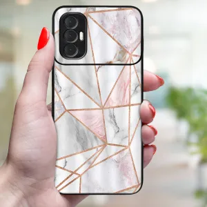 MY ART Ochranný obal Tecno Spark 8 Pro PINK MARBLE (143)