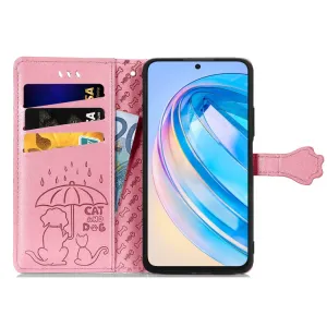 ART ANIMALS Peňaženkový obal pre Honor X6a ružový