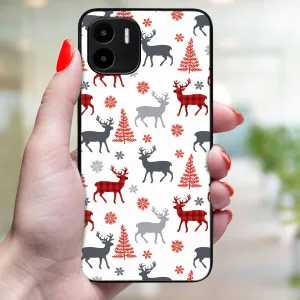 MY ART Kryt s vianočným dizajnom Xiaomi Redmi A1 / Redmi A2 DEER (068)