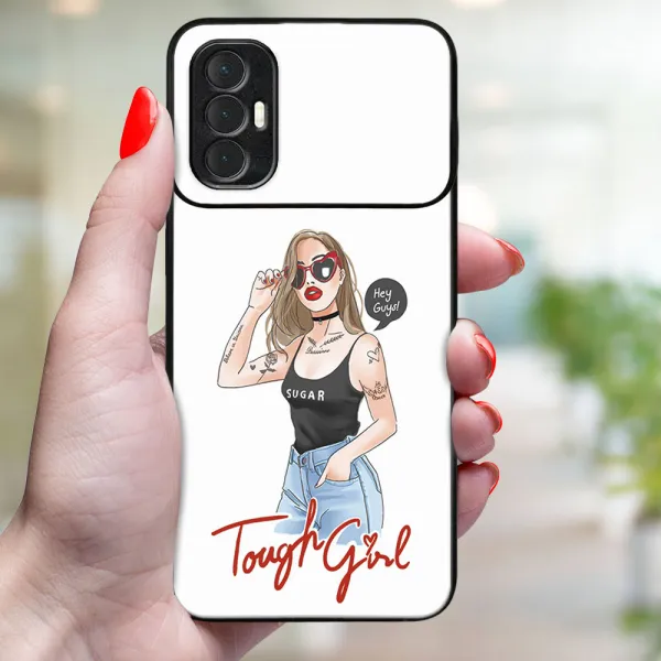 MY ART Ochranný obal Tecno Spark 8 Pro TOUGH GIRL (131)