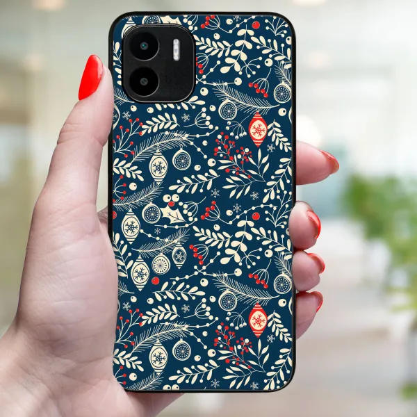 MY ART Kryt s vianočným dizajnom Xiaomi Redmi A1 / Redmi A2 MISTLETOE (070)