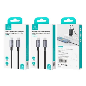 USAMS US-SJ664 60W Kábel USB Typ-C / Typ-C 2 metre čierny