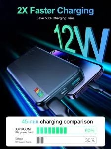 JOYROOM Joyroom JR-T016 12W Externá nabíjačka 10 000 mAh biela