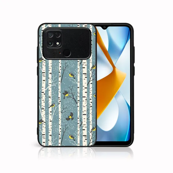 MY ART Kryt s vianočným dizajnom Xiaomi Poco C40 BIRCH (072)