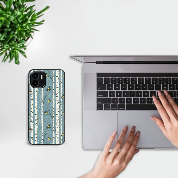 MY ART Kryt s vianočným dizajnom Xiaomi Redmi A1 / Redmi A2 BIRCH (072)