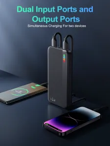 JOYROOM Joyroom JR-T016 12W Externá nabíjačka 10 000 mAh biela