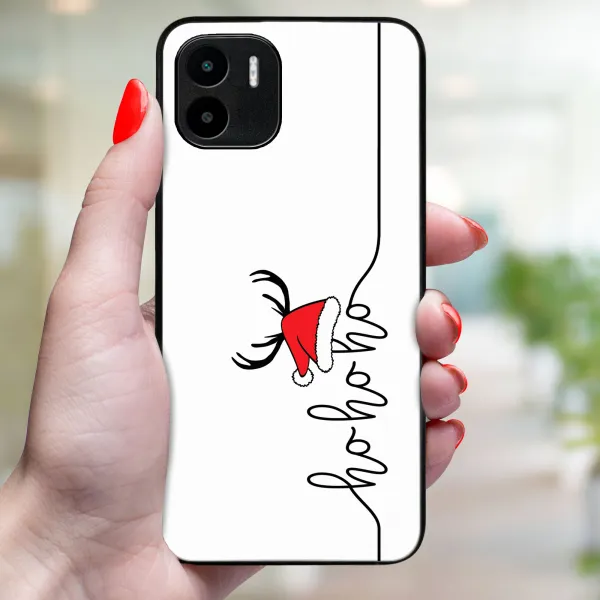 MY ART Kryt s vianočným dizajnom Xiaomi Redmi A1 / Redmi A2 HOHOHO (073)