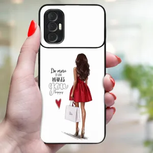 MY ART Ochranný obal Tecno Spark 8 Pro RED DRESS (137)