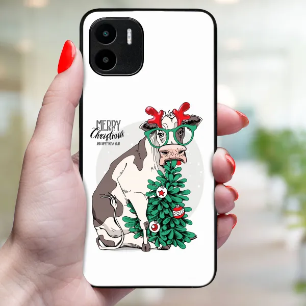 MY ART Kryt s vianočným dizajnom Xiaomi Redmi A1 / Redmi A2 MERRY CHRISTMAS (074)