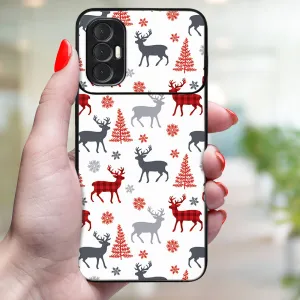 MY ART Kryt s vianočným dizajnom Tecno Spark 8 Pro DEER (068)