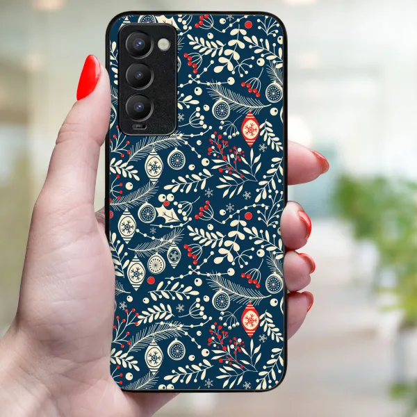MY ART Kryt s vianočným dizajnom Tecno Camon 18 MISTLETOE (070)