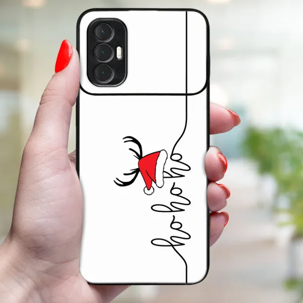 MY ART Kryt s vianočným dizajnom Tecno Spark 8 Pro HOHOHO (073)