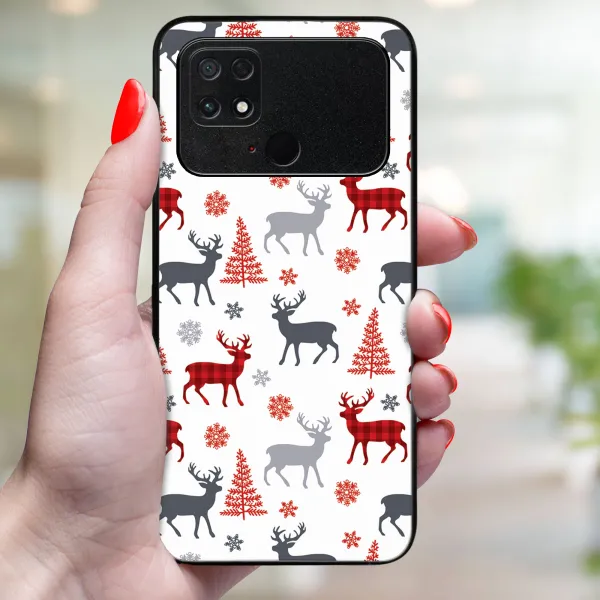 MY ART Kryt s vianočným dizajnom Xiaomi Poco C40 DEER (068)